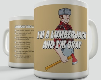 Lumberjack Novelty Gift Mug