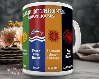 Game of Thrones House Banners Gift Mug