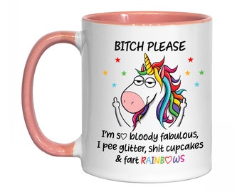 Fabulous Unicorn Novelty Mug