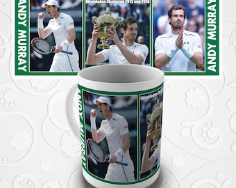 Andy Murray Gift Mug - Tribute to one of Britain's greatest tennis players