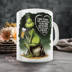 Grinch Mug - For the grumpy one this Christmas