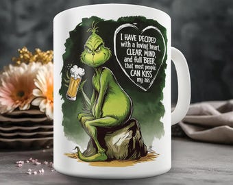Grinch Mug - For the grumpy one this Christmas