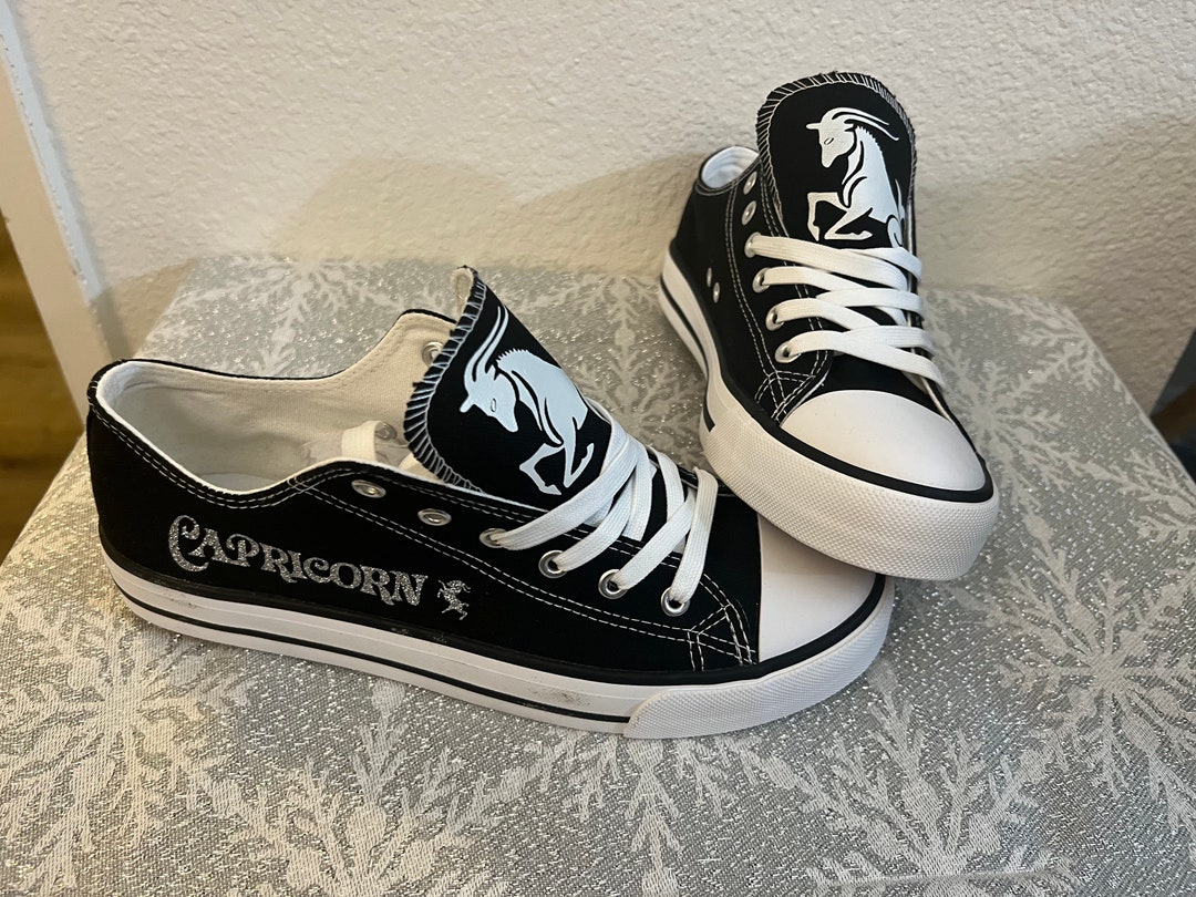 Zodiac Custom Zodiac Custom Canvas Shoe - Etsy