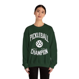 Felpa campione di pickleball per appassionati di sport: abbigliamento casual per gli amanti del gioco e uno stile di vita attivo
