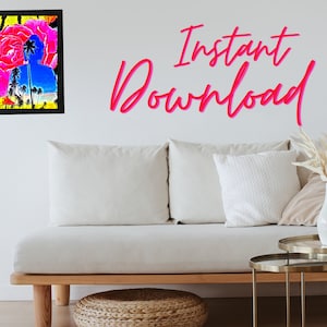 Buddha art prints Buddhist print Meditation wall art Enlightened art Zen print Loving kindness Buddha roses Instant download Buddha in frame
