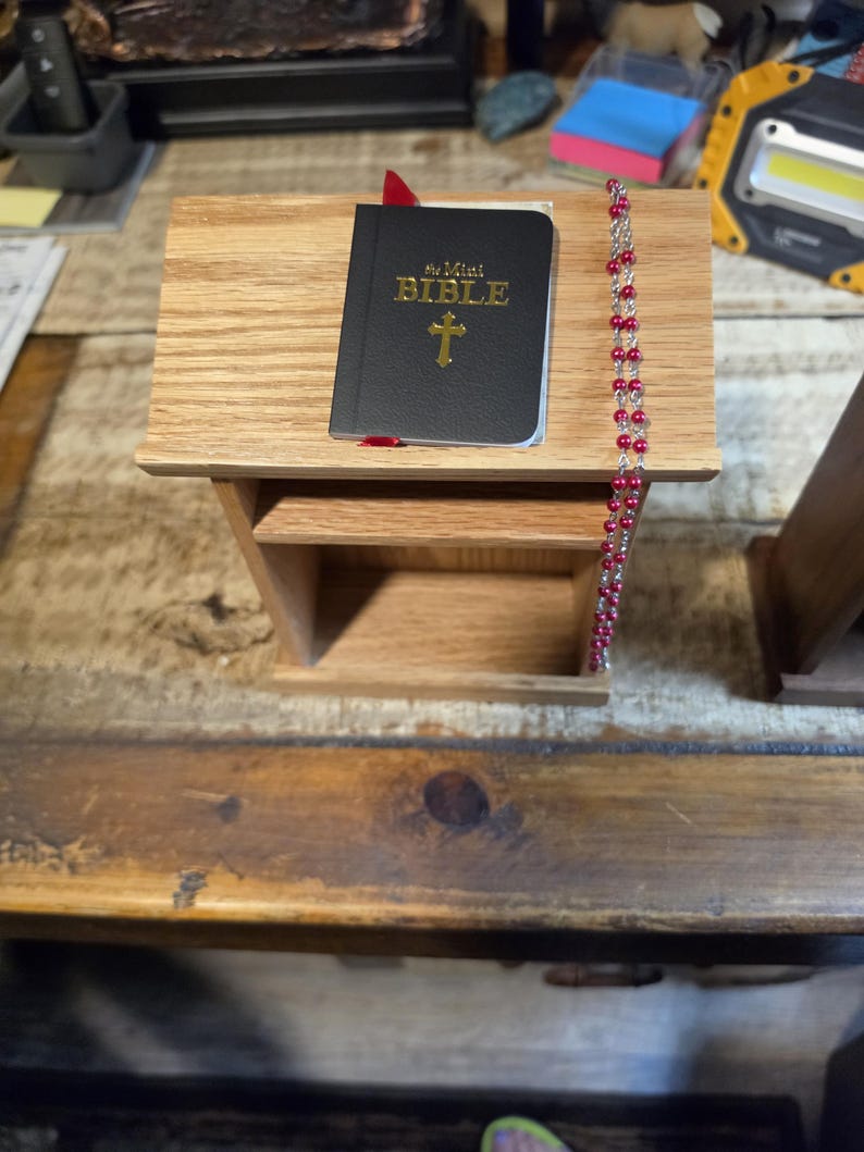 Small Custom Lectern Wood Pope or Pastor Lectern for Your Byers Choice Carolers or Dolls - Etsy