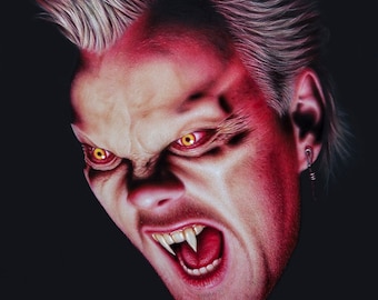 De Lost Boys Kiefer Sutherland fine art gelimiteerde Giclee print