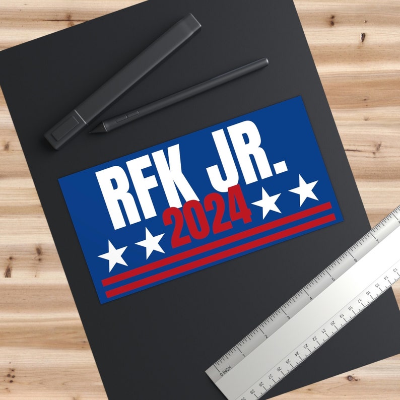 RFK JR 2024 Bumper Sticker Kennedy for President Bumper Etsy Ireland