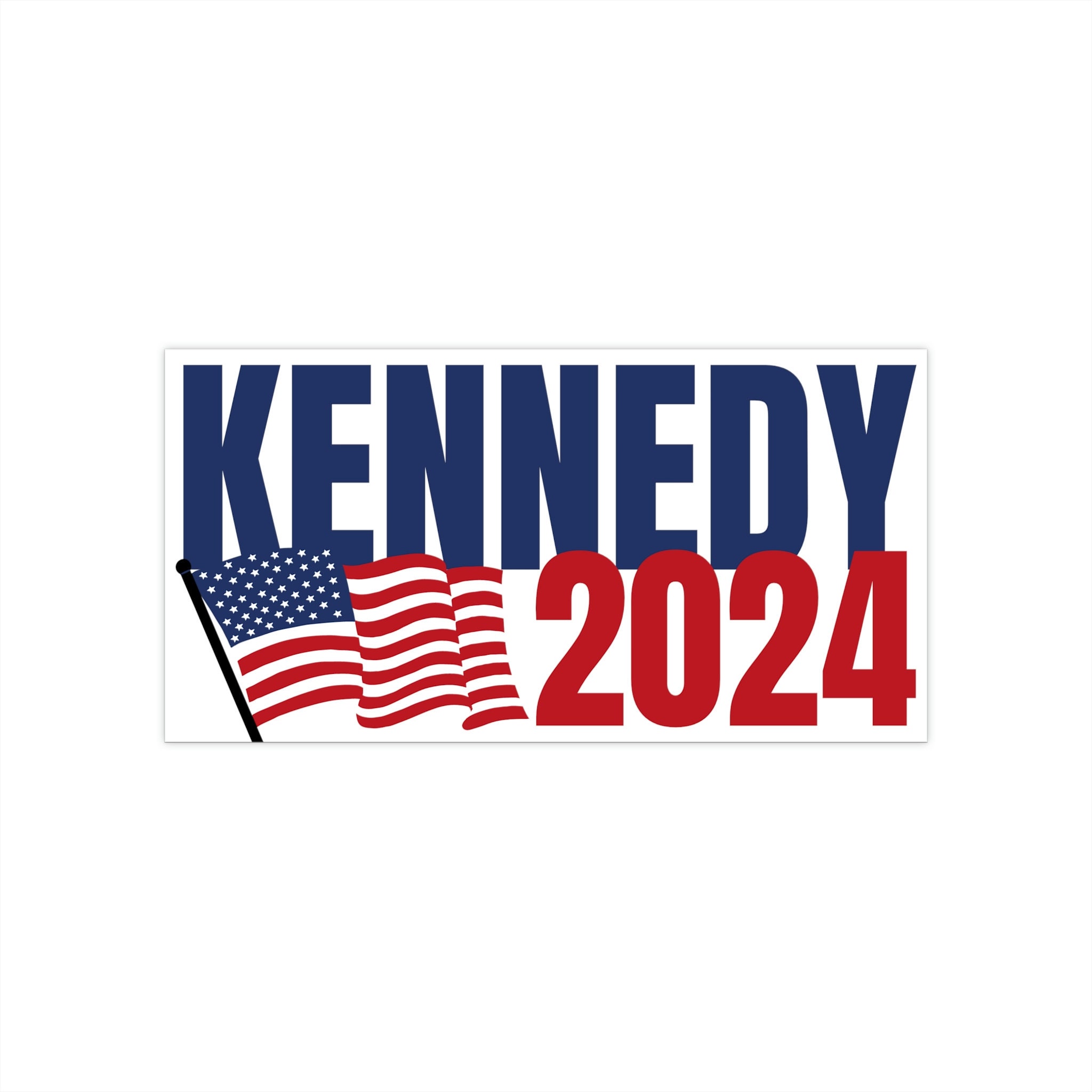 Kennedy 2024 Bumper Sticker Kennedy for President Bumper - Etsy