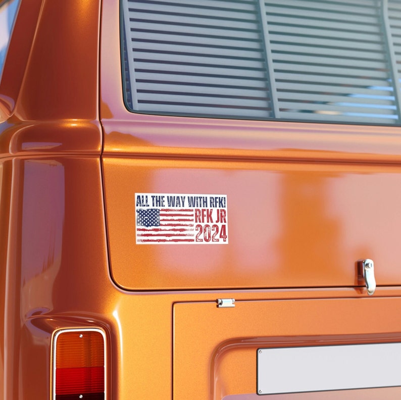RFK Jr. Sticker Robert F. Kennedy Jr. 2024 Bumper Sticker Etsy Australia