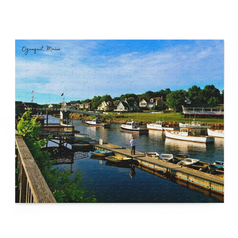 Perkins Cove Puzzle Ogunquit Maine Puzzles Maine Puzzles Etsy