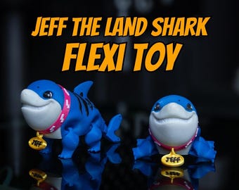 Jeff the Land Shark Flexi Toy