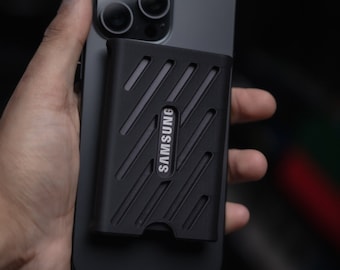 iPhone MagSafe SSD Mount for Samsung T7 Black