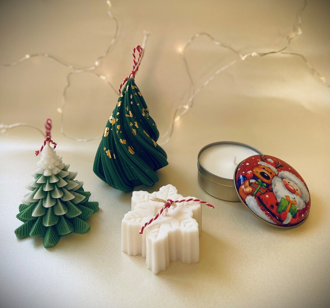 Christmas Candle Candle Gift Box Soy Wax Christmas Candle Etsy