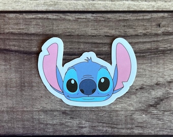 Adhesivo de vinilo mate de Stitch / Adhesivo de Stitch / Adhesivo de Disney / Adhesivo para botella de agua / Miniadhesivo