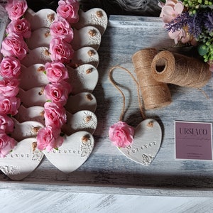 Scandinavian Style Clay Heart &#39;Forever&#39;