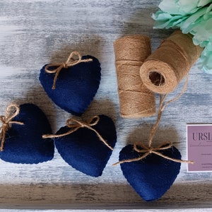 Scandinavian Style Dark Blue Heart