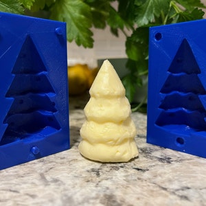 Medium Christmas Tree Butter Mold 3D Printed