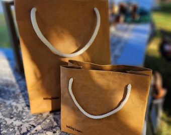 Paper fabric small tote