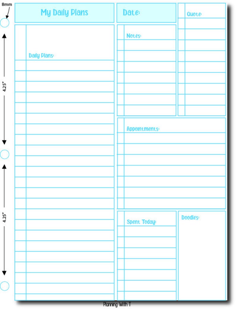 Digital &amp; Printable Planner Notebook Themed - Etsy