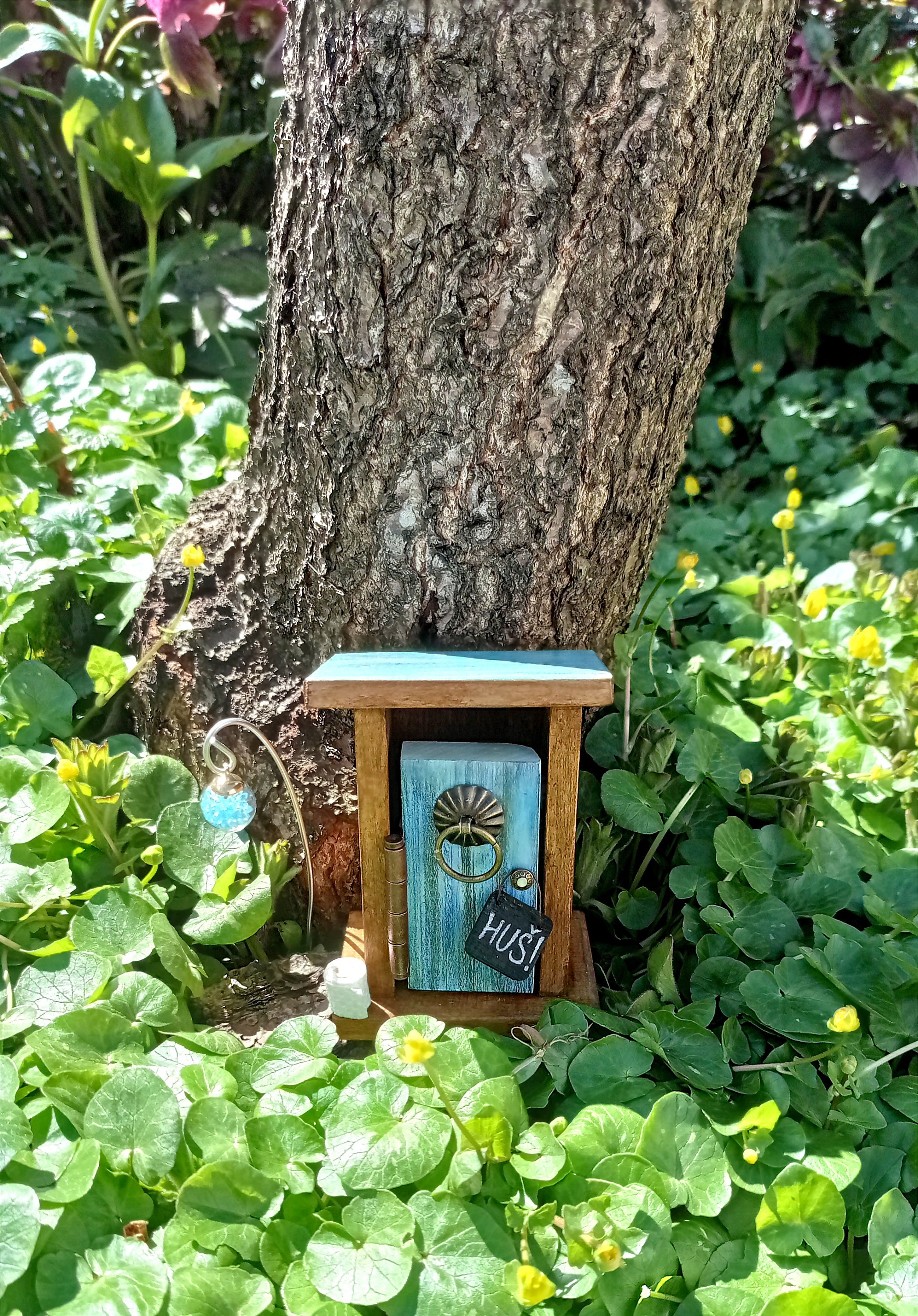 Wooden Outhouse for Gnomes, Miniature Fairy Garden, Wooden Toys, Dollhouse Miniature Etsy