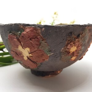 Keramische kom, UNIEK, Handgemaakte Studio Aardewerk Geschenken Bloemen