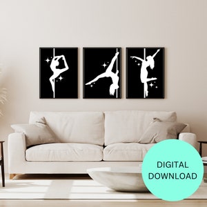POLE DANCE PRINT Digital Download Digital Art Pole Dance Art Dance Art Printable Art Digital Print Pole Dance Printable Wall Art