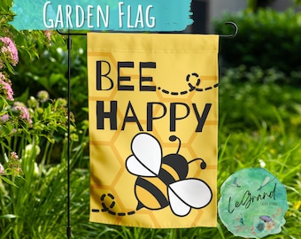 Bee Garden Flag Yard Decor Welcome Flag Bumble Bee Decor for Bee Lover