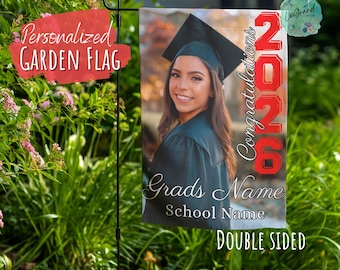 Class of 2026 Graduation Garden Flag Custom Photo Gift for Graduate Custom Garden Flag Gift Congratulations Class of 2026 Gift Keepsake Gift