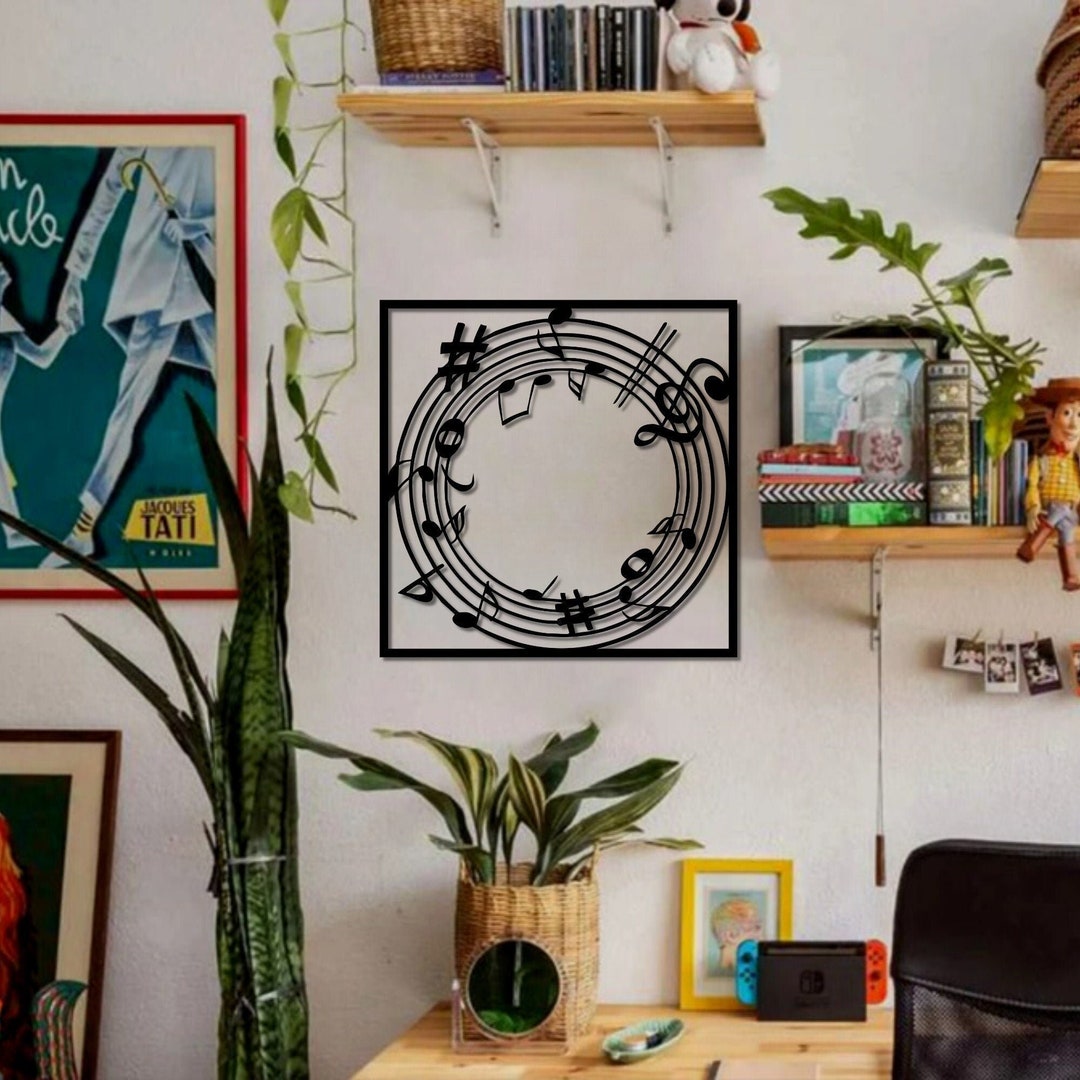 Sheet Music Metal Wall Art Sheet Music Metal Wall Decor Etsy