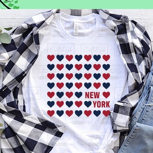 Liebe New York Football Herzen SVG Schnittdatei, Touch Down SVG, Spieltag Saison svg, Png für Sublimation