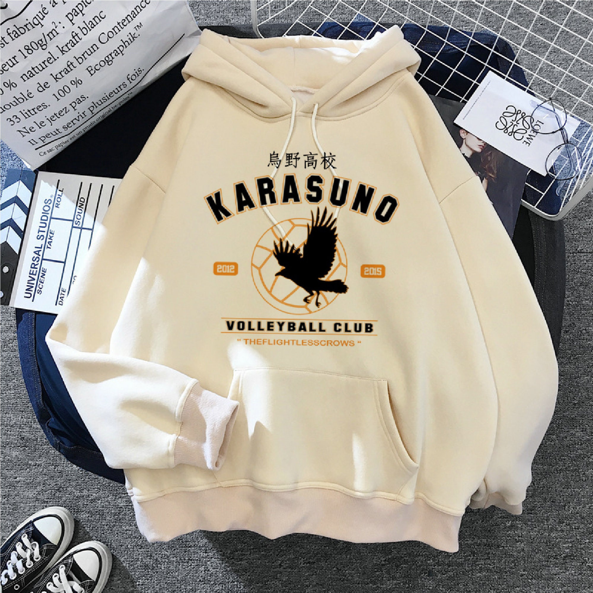 Haikyuu Anime shirt Ropa anime Studio ghibli Looney tunes Hoodie