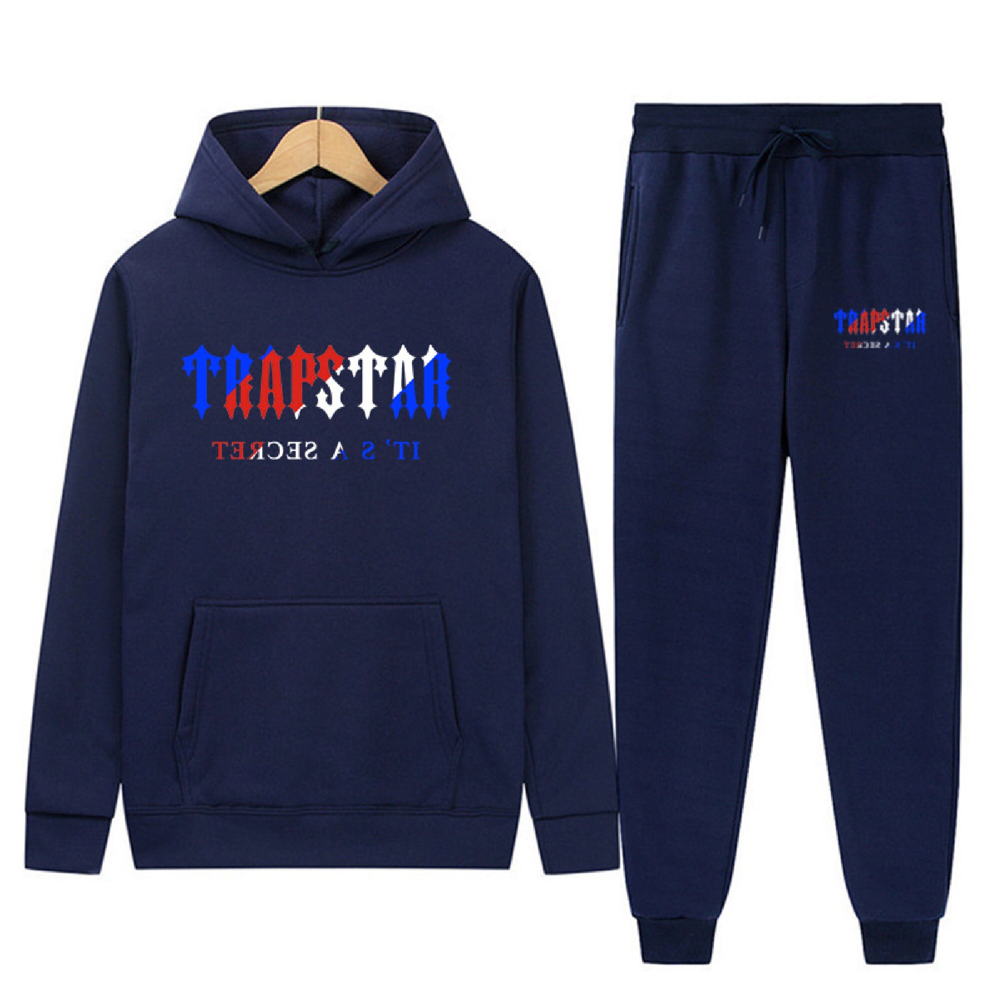 Trapstar London Tracksuit 2 Pieces Set Unisex Hoodies Fleece Etsy