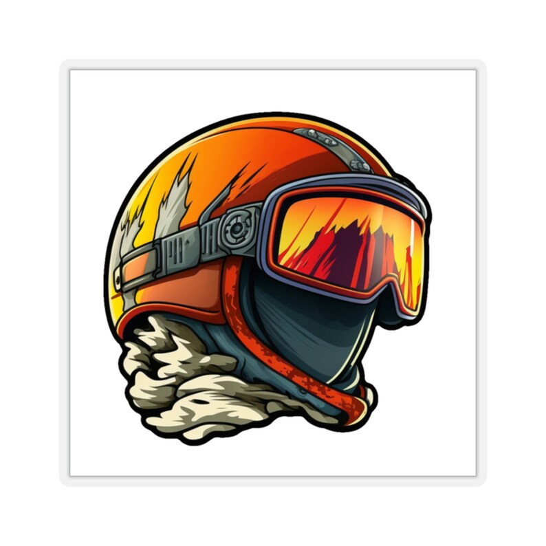 Ski Helmet Sticker Helmet Sticker Ski Helmet Snowboard Helmet Skier Snowboard Etsy