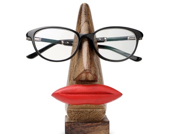 Handmade Sunglasses/Spectacle Holder - Wooden Display Stand - for Eyeglasses, Sunglasses - Aesthetic Room Decor for Bedroom, Office Desk