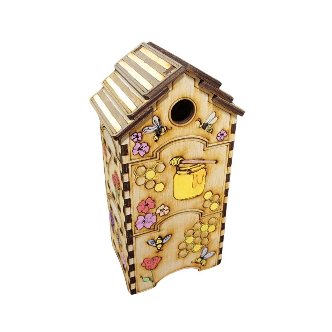 Happy Hive: DIY Miniature Bee Box Model for Crafting & Painting - Etsy