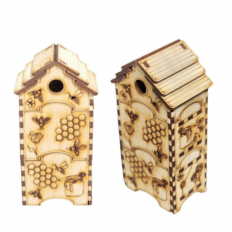 Happy Hive: DIY Miniature Bee Box Model for Crafting & Painting - Etsy