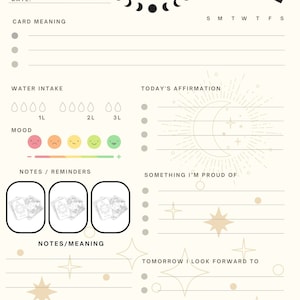 Daily Guided Tarot Journal- Undated
