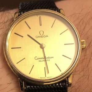 Vintage Omega Constellation Quartz Men’s Watch Cal. 1330 Ref. 191.032 – Gold Plated Bezel 40 Microns, Stainless Steel Back, Swiss Made