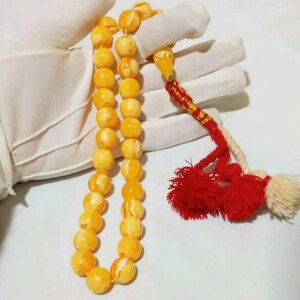 Frankincense Rosary Made from Pure Frankincense Resin | Handmade Islamic Prayer Beads from Oman | Natural Spiritual Tasbih Gift