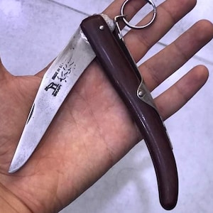 Rare Vintage Okapi Folding Knife – Handmade Look – Star & Moon Lock – German Pocket Knife for Use or Collection - خوجة