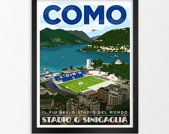 Como 1907 Stadio Sinigaglia - Destination Poster