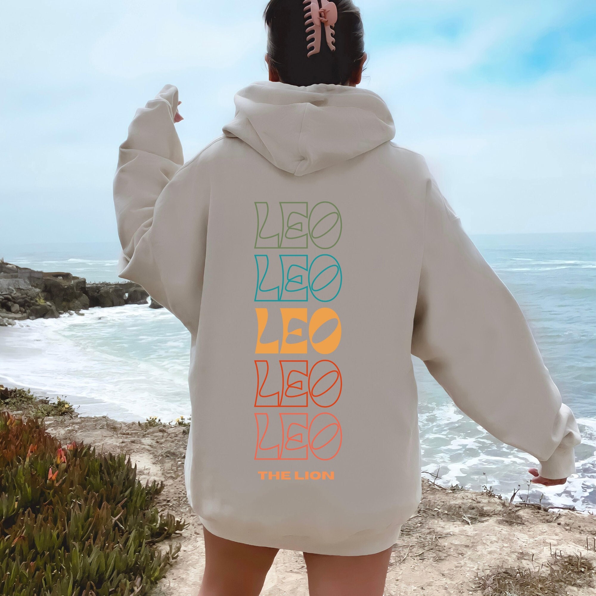 Retro Leo Zodiac Hoodie, Leo Horoscope Hoodie, Leo Zodiac Hooded Sweatshirt, Leo Birthday, Leo Horoscope Hoodie, Astrology Birthday Gifts