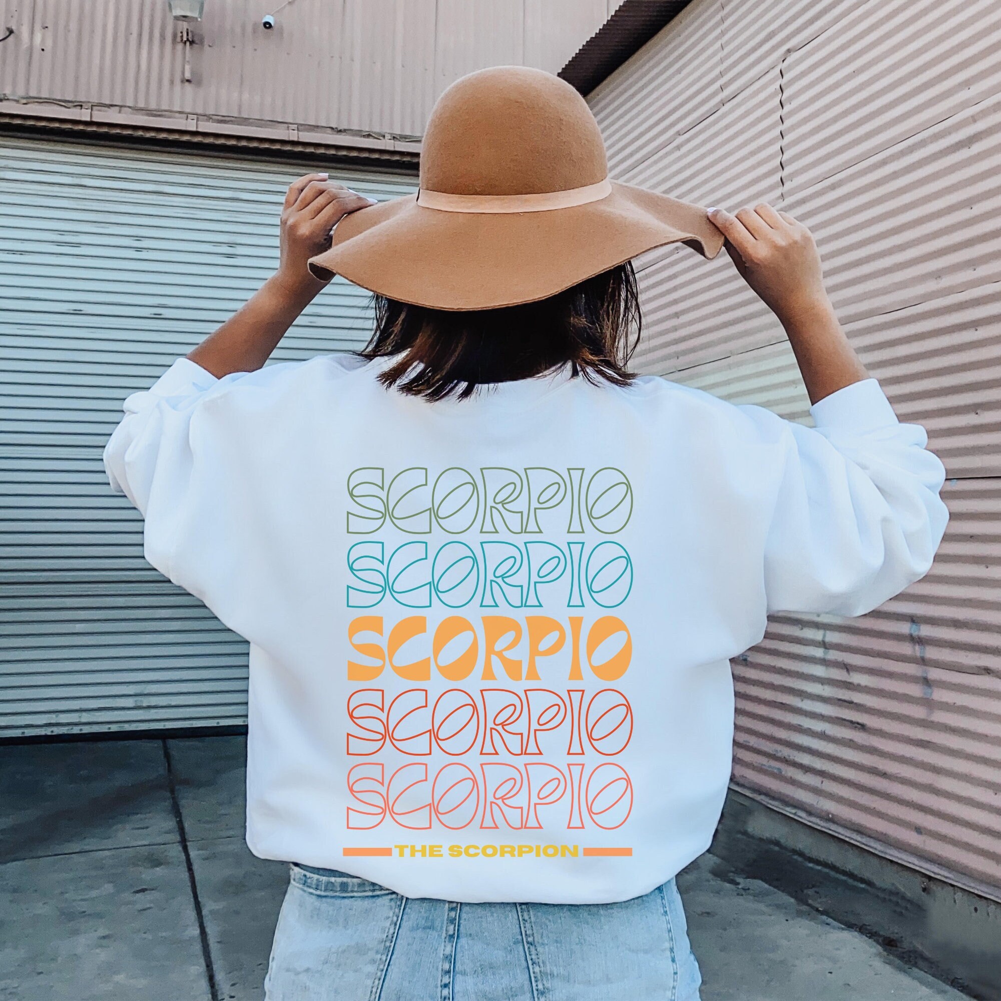 Retro Scorpio Sweatshirt, Scorpio Horoscope Shirt, Astrology Shirts, Scorpio Birthday Gift, Scorpio Zodiac Shirt, Scorpio Shirt