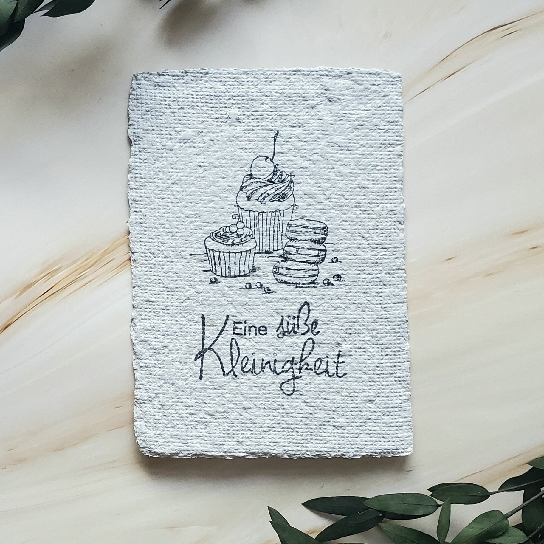 Süße Karte Als Kleinigkeit Für Frauen Oder Für Nachhaltige Geschenke
