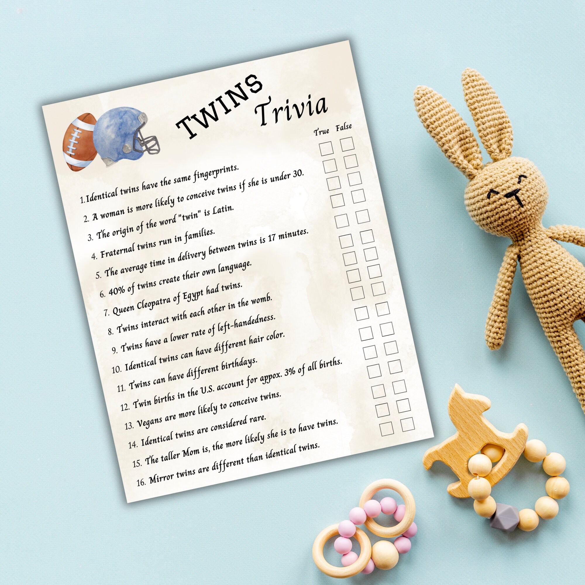 Twins Trivia, Sports Baby Shower, Twins Trivia Game Printable, Football ...