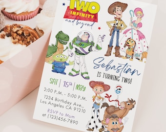 Toy Story Birthday Invitation Template: Editable Party Invite (Digital)