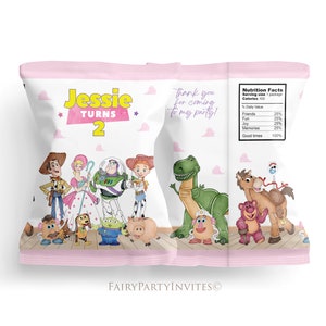 Toy Story Chip Tasche Etikett, Toy Story Chip Tasche Etikett, Toy Story Party Favor Chip Tasche Geburtstag Instant Download - TS01
