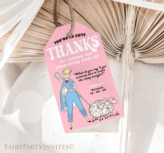 Toy Story Editable Favor Tag, Toy Story Gift Thank You Tag Instant Download  Toy Story Birthday Invitation, Toy Story Party Favor Tag TS01