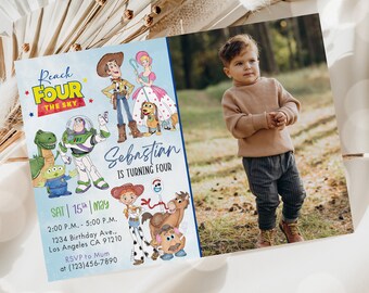 Toy Story Birthday Invitation Template: Editable Party Invite (Digital Download)